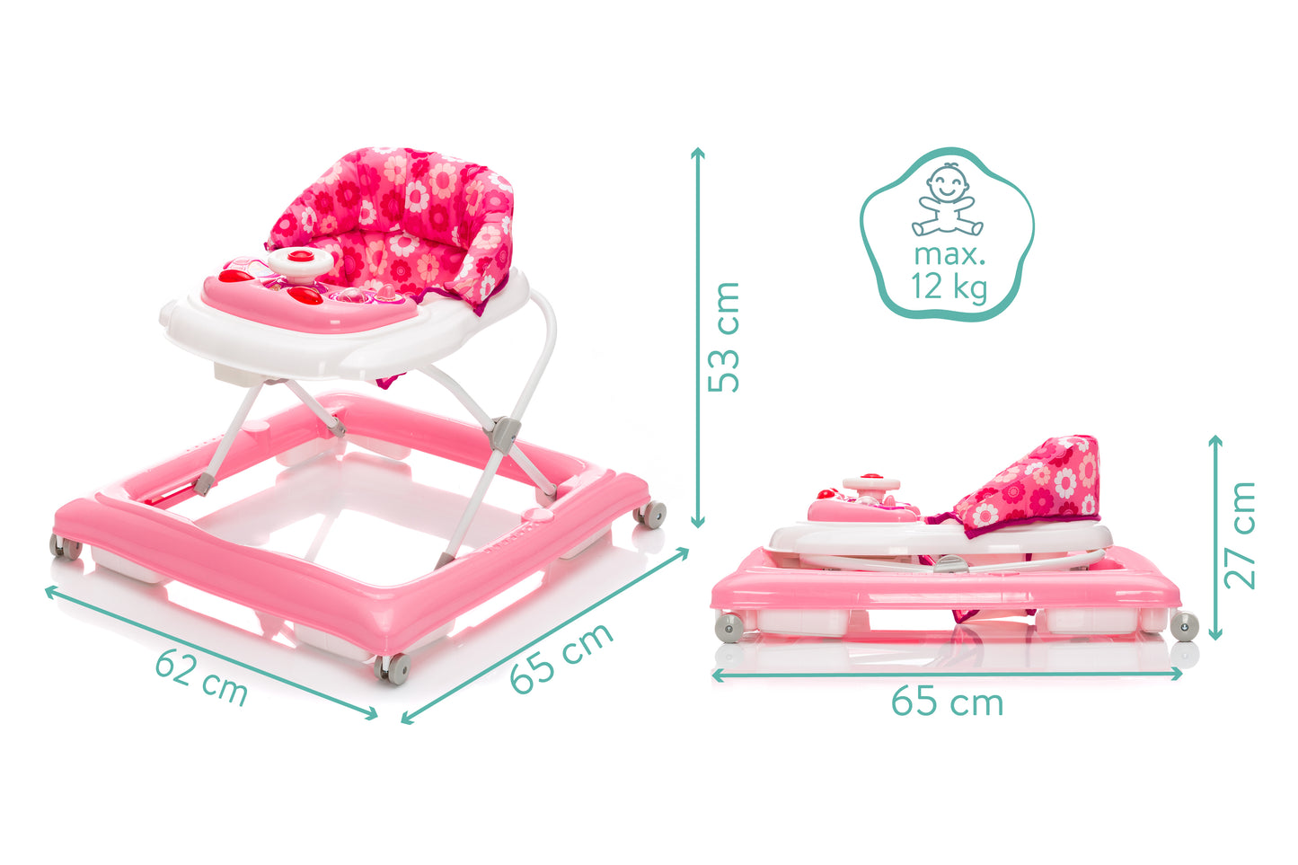 Baby Walker Pink