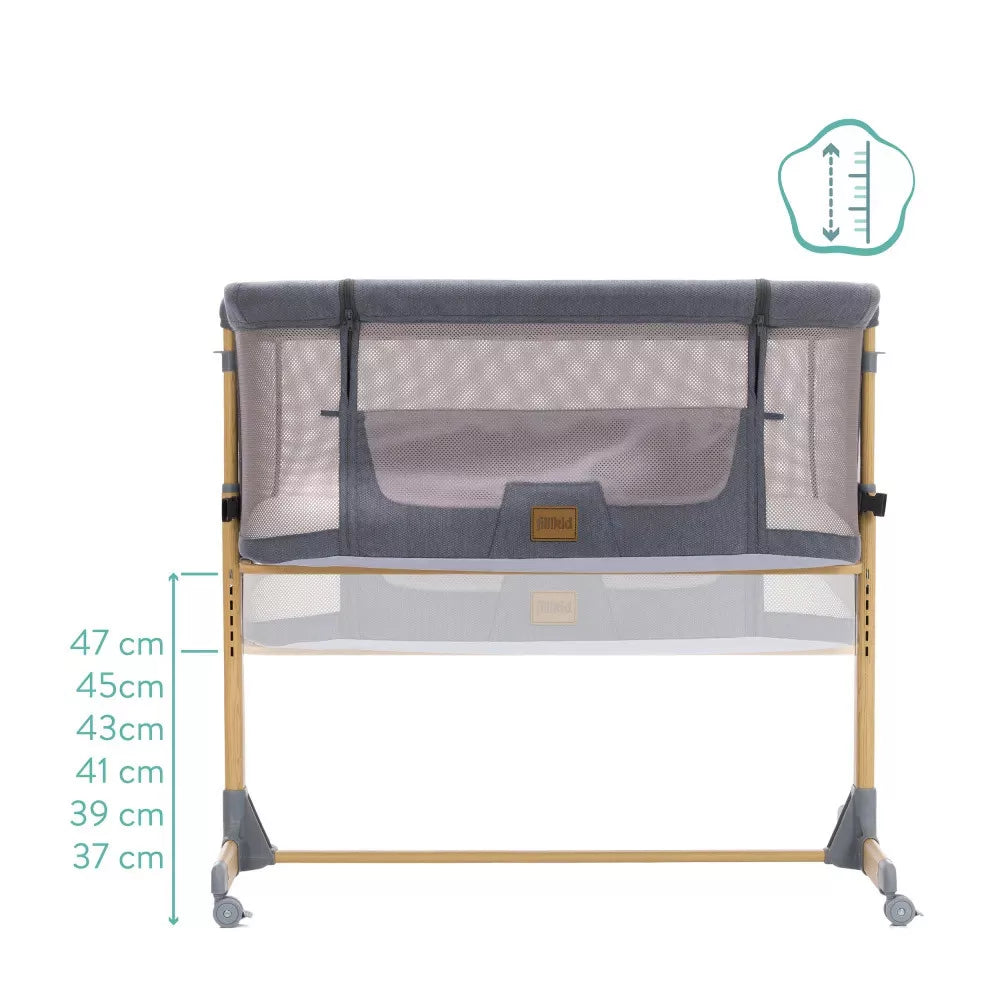 Air Bedside Crib grey